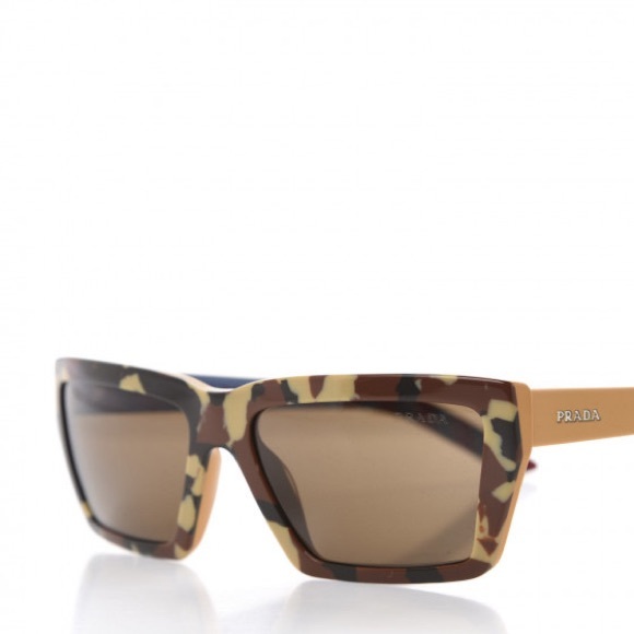 PRADA Disguise Multicolored Camouflage Unisex Sunglasses SPR 04V - Picture 6 of 8